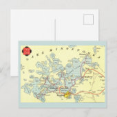 Postale Carte ancienne du lac Minnetonka (Devant / Derrière)