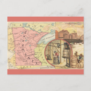Postale Carte ancienne du Minnesota