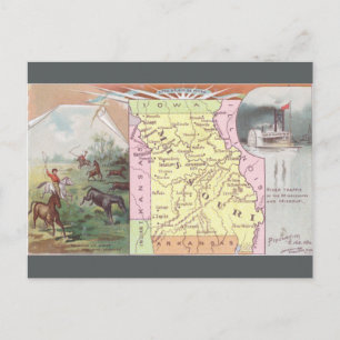 Postale Carte ancienne du Missouri
