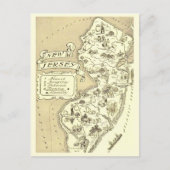 Postale Carte ancienne du New Jersey (Devant)