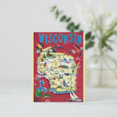 Postale Carte ancienne du Wisconsin  (Debout devant)