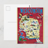 Postale Carte ancienne du Wisconsin  (Devant / Derrière)