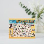 Postale Carte ancienne du Wyoming (Debout devant)