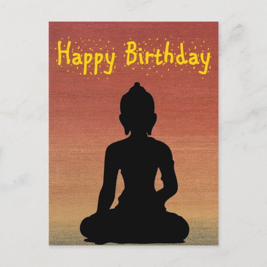 Postale Carte anniversaire_Bouddha2 (Devant)