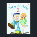 Postale Carte Anniversaire Happy Friends - Personnalisable<br><div class="desc">Cartes d'anniversaire avec des amis heureux - personnalisables - ou Ajouter votre âge / année - Choisissez / Ajouter votre texte unique / Nom / Couleur / Police / Taille / Éléments - Faites votre cadeau de carte d'anniversaire spécial - Redimensionnez et déplacez ou supprimez et ajoutez des éléments /...</div>