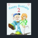 Postale Carte Anniversaire Happy Friends - Personnalisable<br><div class="desc">Cartes d'anniversaire avec des amis heureux - personnalisables - ou Ajouter votre âge / année - Choisissez / Ajouter votre texte unique / Nom / Couleur / Police / Taille / Éléments - Faites votre cadeau de carte d'anniversaire spécial - Redimensionnez et déplacez ou supprimez et ajoutez des éléments /...</div>