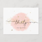 Postale Carte Anniversaire Pour Elle (Devant)