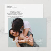 Postale Carte Annonce Mariage ou annulé (Devant / Derrière)