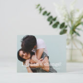 Postale Carte Annonce Mariage ou annulé (Debout devant)