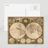 POSTALE CARTE ANTIQUE (Devant / Derrière)