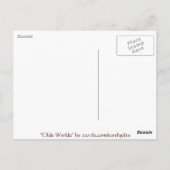 POSTALE CARTE ANTIQUE (Dos)