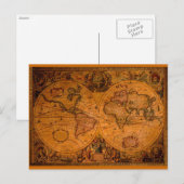 POSTALE CARTE ANTIQUE (Devant / Derrière)