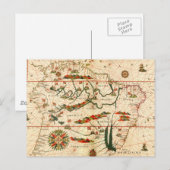 Postale Carte antique d'Amérique du Sud (Devant / Derrière)