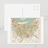 Postale Carte antique d'Amsterdam, Pays-Bas, (Devant / Derrière)