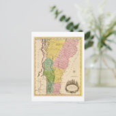 Postale Carte antique de 1815 du Vermont (Debout devant)