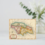 Postale Carte antique de Jamaïque 1758 (Debout devant)