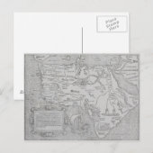 Postale Carte antique de l'Afrique (Devant / Derrière)