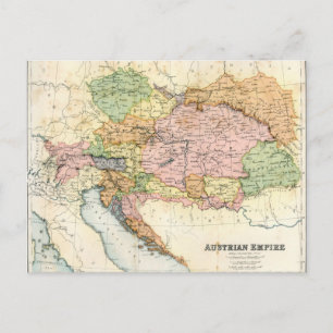 Postale Carte antique de l'Empire autrichien