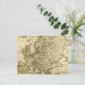 Postale Carte antique de l'Europe (Debout devant)