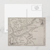 Postale Carte antique de l'Europe de l'Est (Devant / Derrière)