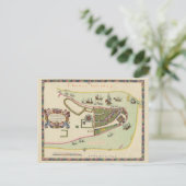 Postale Carte antique de Long Island New York (Debout devant)