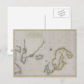 Postale Carte antique de Scandinavie 2 (Devant / Derrière)