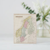 Postale Carte antique de Suède (Debout devant)