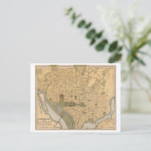 Postale Carte antique de Washington DC (Debout devant)