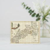 Postale Carte antique du Japon de 1785 (Debout devant)