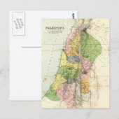 Postale Carte antique - Palestine biblique (Devant / Derrière)