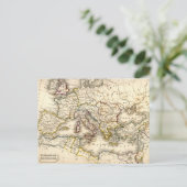 Postale Carte Antquie de l'Ancien Romain (Debout devant)