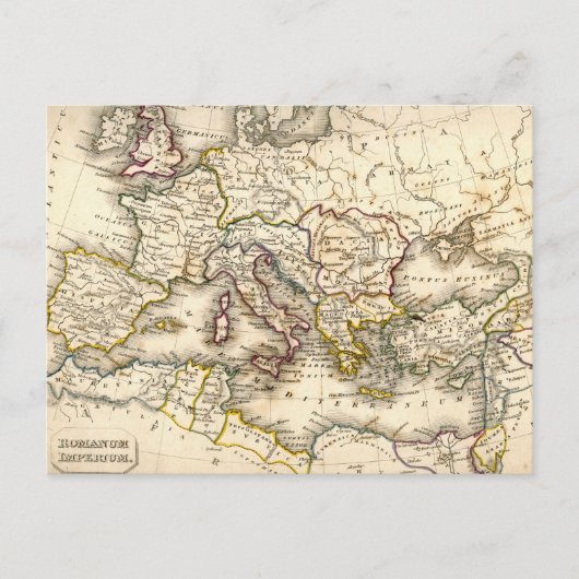 Postale Carte Antquie de l'Ancien Romain (Devant)
