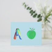 Postale Carte Apple (Debout devant)