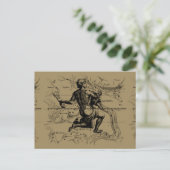Postale Carte Aquarius Constellation par Hevelius (Debout devant)