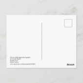 Postale carte ARBRES D'AUTOMNE (Dos)
