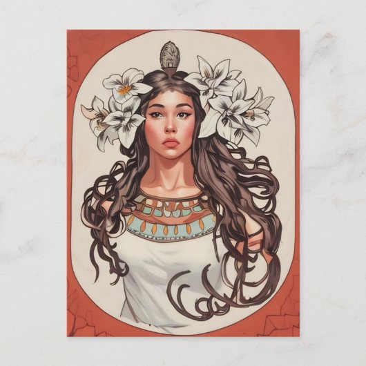 Postale Carte Art Nouveau La Princesse Lointaine (Devant)