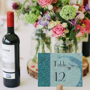 Postale Carte Art Nouveau Peacock Vintage