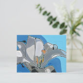 Postale Carte art numérique Lily (Debout devant)