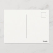 Postale Carte artistique de l'État de Floride à l'aquarell (Dos)