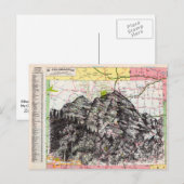 Postale Carte artistique du Colorado (Devant / Derrière)