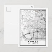 Postale Carte Arvada (Devant / Derrière)