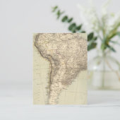 Postale Carte Atlas Amérique du Sud (Debout devant)