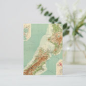 Postale Carte Atlas de la Nouvelle-Zélande (Debout devant)
