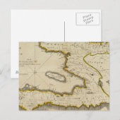 Postale Carte Atlas d'Haïti (Devant / Derrière)