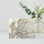 Postale Carte Atlas Europa (Debout devant)