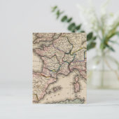 Postale Carte Atlas Europe (Debout devant)