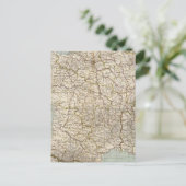 Postale Carte Atlas France (Debout devant)