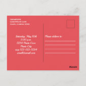 Postale Carte au trésor pirate simple (Dos)