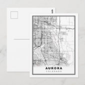 Postale Carte Aurora (Devant / Derrière)