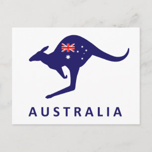 POSTALE CARTE AUSTRALIA KANGAROO
